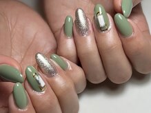 ネイル アンド ボディジュエリー リッチスタイル(Nail&Body Jewely Rich style)/大理石ネイル