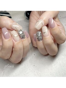 フルール(fleur)/上品ツイード