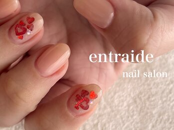 アントレッド(entraide)/バレンタインネイル