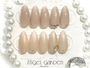 エンジェルガーデン 青山店(Angelgarden)/ビジューベージュデザイン