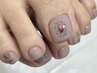 《FOOT》【持ち込みデザイン】フットネイル90minコース♪