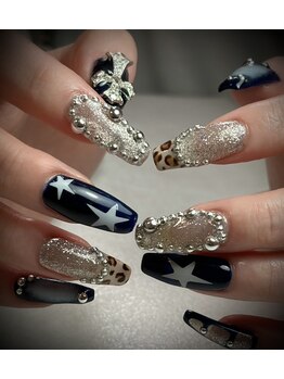 SPICE NAILSの写真/海外ムード×トレンド×EDGE//やり放題メニュー//ロングネイル//誰とも被らないひとくせネイルを＊