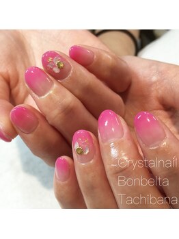 クリスタルネイル ボンベルタ橘店(CRYSTAL NAIL)/グラデーションネイル