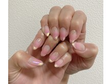 コロミネイル(colome nail)/ミラーフレンチ