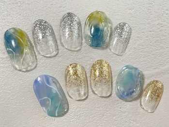 マベル(Ma belle)/7.8月キャンペーンネイル