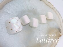 ラティレ 銀座(Lattirer)/クリアキルティングフットネイル