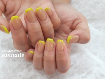 サンネイルズ(sun nails)/2本アート