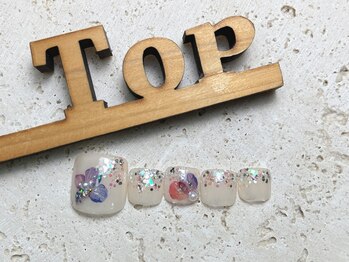 サロン ザ トップ(Salon the Top)/紫陽花ネイル