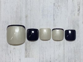 フット　大人シンプル　フレンチ