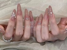 持ち込みデザイン（蝶々ネイル）