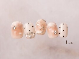 ワンホンチークネイル