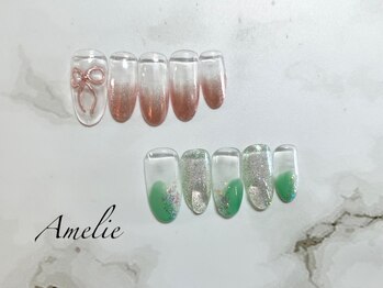 アメリ(Amelie)の写真/【長さ出し1本～OK】長さ出しでお好きなデザインが思い通りに♪爪のお悩みもお気軽にご相談下さい！