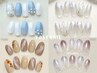 《先取り☆夏ネイル》 選べる定額 ¥5410 [ひまわりネイル/シェルネイル/透明]