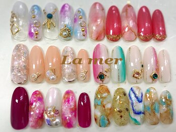 ラメール(La mer)/夏ネイルサンプル★ 8800円から
