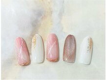 グラマラス 白金台店(glamourous produced by Noble)/大理石ネイル[白金台/目黒]