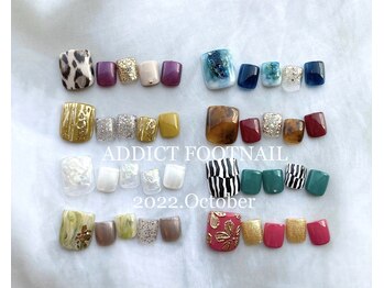 アディクト(ADDICT)/ニュアンス定額フットネイル