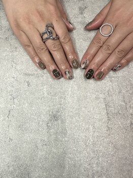 ネイルサロンファストネイルプラス 新宿店(FAST NAIL PLUS)/春ネイル2023【マーブルネイル】