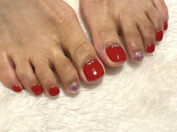 ネイルサロン ジュノ(JUNO)/フットシンプル 担当るみ