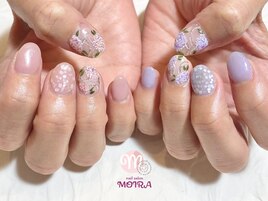 【あじさいネイル】