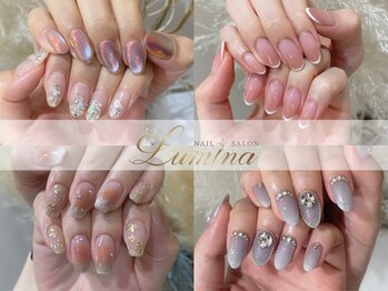 ルミナ 前橋店(Lumina)の写真/初回オフ無料☆シンプルから華やかデザイン、ケアもお任せ♪デザインに迷われる場合でもご相談ください◎