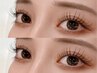 マツエク[フラットラッシュ160本］コーティング付き