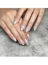 ファブ 鈴鹿店/うるぷるミラーネイル