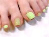 Foot* ワンカラーネイル (パラジェル・フィルイン)