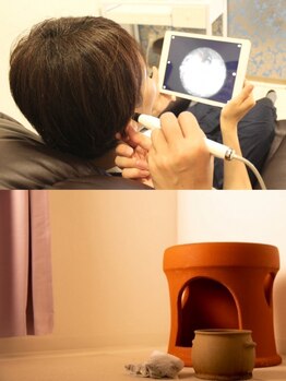 楽楽リゾート 名古屋駅東店(LaLa Resort)の写真/1日1名限定★よもぎ蒸し＋イヤースコープ付耳かきエステ70分¥5500→¥5000♪毎日頑張るあなたへご褒美時間*