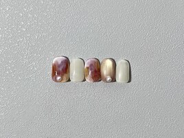 マーブル　ニュアンスネイル