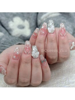 クイーンズビューティーサロン 新宿本店(Queen's beauty salon)/チップ長さ出し10本やり放題