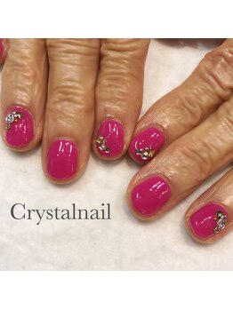 クリスタルネイル ボンベルタ橘店(CRYSTAL NAIL)/PINKNAIL