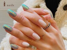 アイネイルズ 渋谷店(I nails)/ちぐはぐミラー￥8650[渋谷]