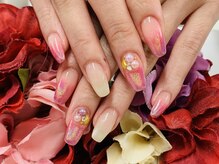 ダブルネイル(Double Nail)/【ほり】ミラーグラデーション