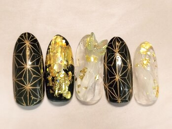 ジスタ(Gst)/成人式ネイル