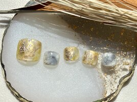 フットネイル/ニュアンス/秋