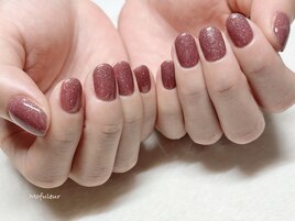 ラメ入りボルドー
