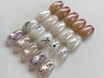 リッシュ(RICHE)の写真/こなれ感★短い爪でも可愛い大人モードネイル/ニュアンスネイル/インクネイルetcファッションに合わせて♪