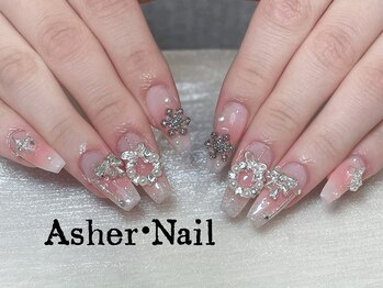 Asher ネイルサロン 横浜店/長さだし持ち込みデザイン