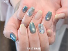 ファストネイル マルイファミリー溝口店(FAST NAIL)/*先着*ブルーマグネット×大理石