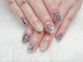 カシュカシュネイル(Cache Cache nail)の写真/周りと差がつく洗練された定額デザイン♪シンプル×美フォルムで際立つ大人女性向けの高見えネイルをご提案
