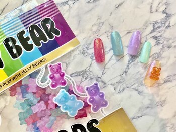 ヘアーアンドネイル ルシア(Hair&Nail Lucia)/ハリボー風くまさんパーツ!