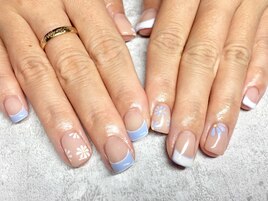 【パラジェル】フラワーネイル