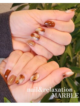 ネイルアンドリラクゼーション マーブル(MARBLE)/つけ放題¥7700