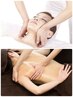 お顔＋全身【Vシェイプ小顔コルギ＋強圧インドリンパラジオ付】90分60％OFF→