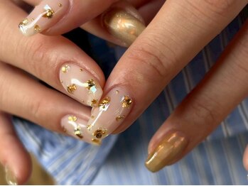 アイネイルズ 梅田店(I nails)/Megマグミラーフラワーネイル