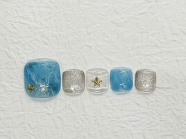 大理石ネイル