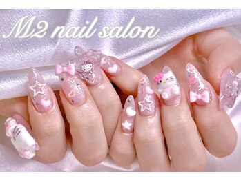 エムズ ネイルサロン(M2)/キティ推しゴデゴデネイル