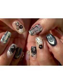 手描きアートが得意なサロン