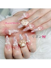 ハニ(Hani)/チェックネイル持ち込みデザイン