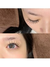 アンダーバーホワイトプラス 南海難波店(_WHITE+)/フラットラッシュ140本